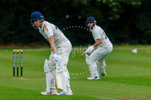 Cricket action from Diss CC v Lowestoft