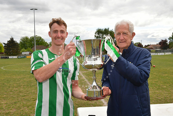 Willie Hall Cup Final. Holy Trinity (Green) v Rose and Crown (Bl