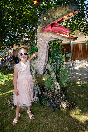 NJ July Racecourse, NewmarketDinosaur day.  Picture by Mark Wes