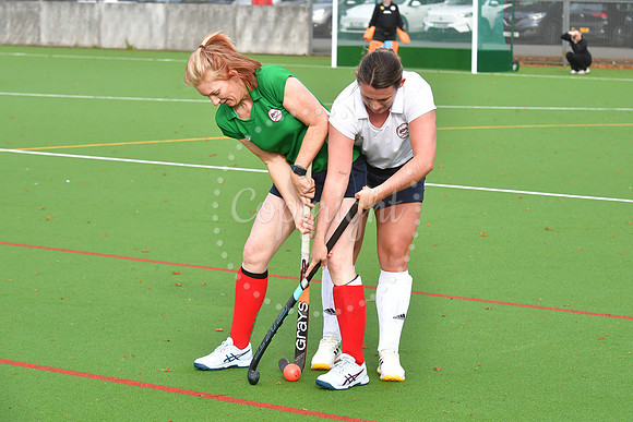 Newark Ladies 2nds ( white) v Newark Ladies 3rds (green) hockey
