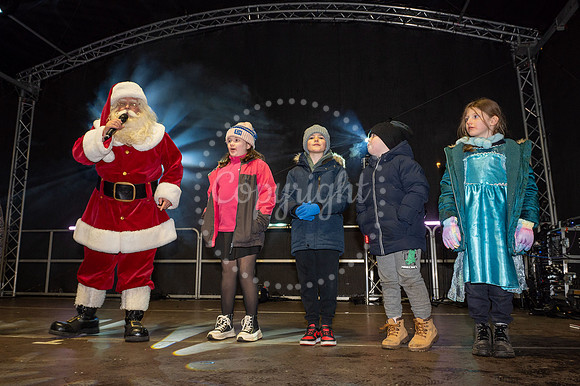 Newmarket Christmas Lights switch on. Picture by Mark Westley
