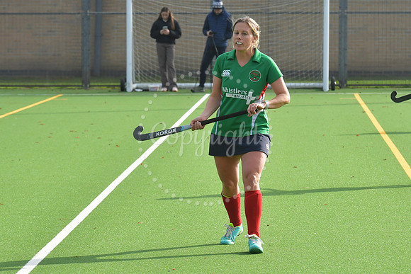 Newark Ladies 2nds ( white) v Newark Ladies 3rds (green) hockey