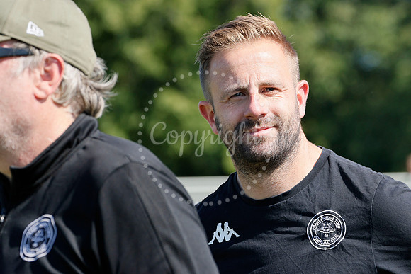 Framlingham manager Liam Abraham