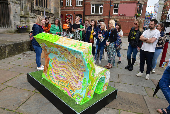 Launch of Newark's Book Bench Trail