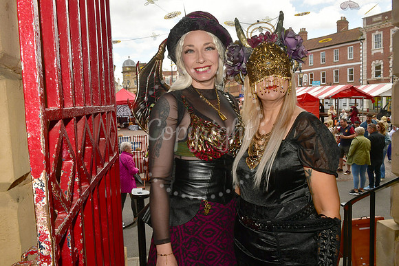 Steampunk Festival in Newark Market Place
