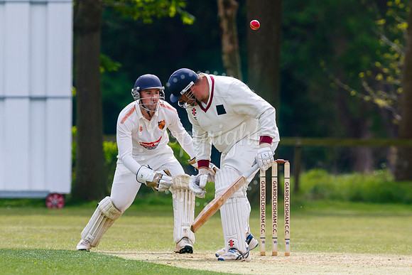 Cricket action from Garboldisham and Diss.