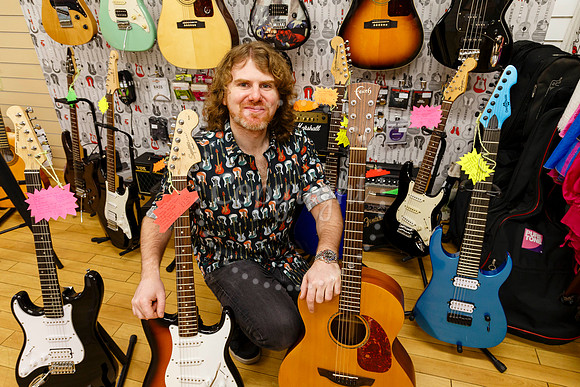 James Ready has opened a guitar emporium