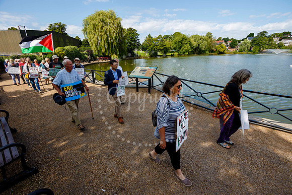 Waveney Valley MP Adrian Ramsay joined the vigil in Diss for the