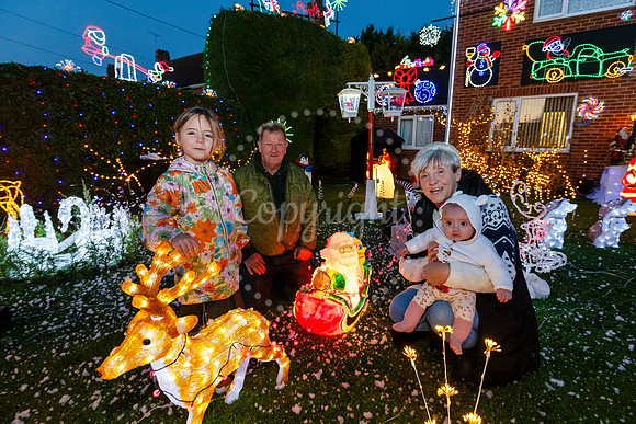 Feltwell charity Christmas lights display