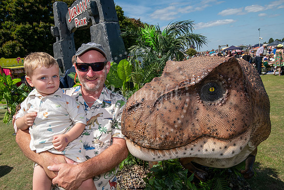 NJ July Racecourse, NewmarketDinosaur day.  Picture by Mark Wes