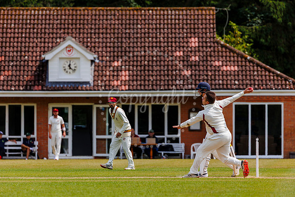 Cricket action from Old Buckenham v Norwich