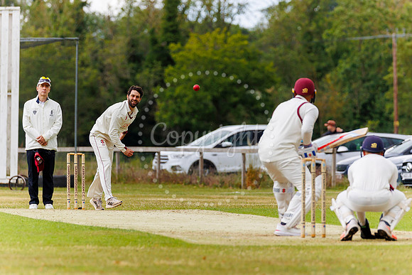 Cricket action from Garboldisham v Fakenham