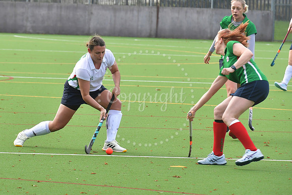Newark Ladies 2nds ( white) v Newark Ladies 3rds (green) hockey