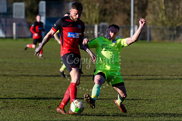 Football action from Long Stratton v Norwich CBS