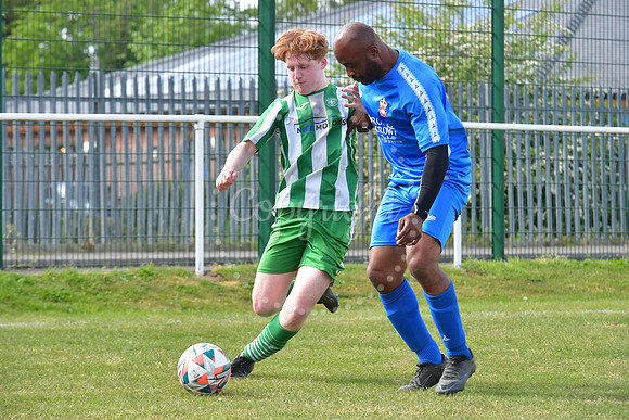 Willie Hall Cup Final. Holy Trinity (Green) v Rose and Crown (Bl