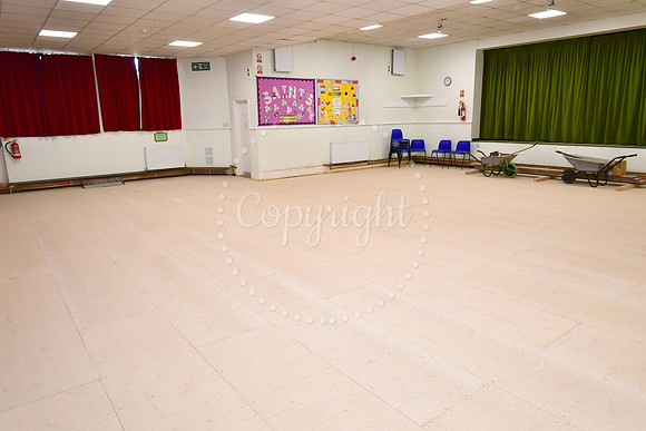 St Giles Community Hall, new floor in the main hall