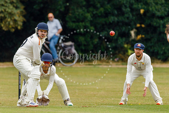 Cricket action from Diss vs Great Melton
