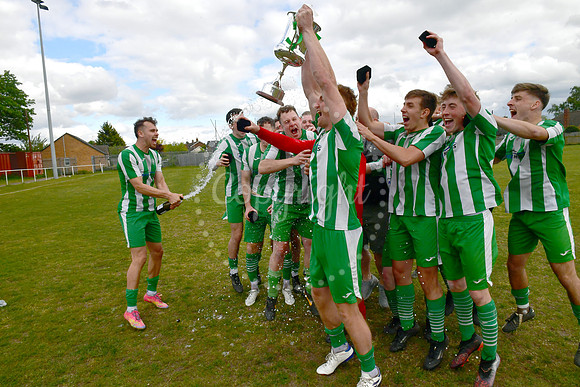 Willie Hall Cup Final. Holy Trinity (Green) v Rose and Crown (Bl