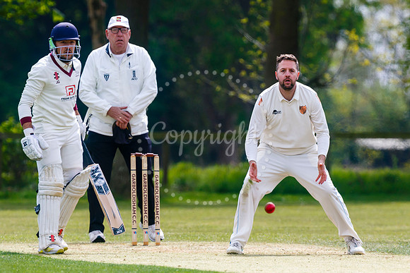 Cricket action from Garboldisham and Diss.
