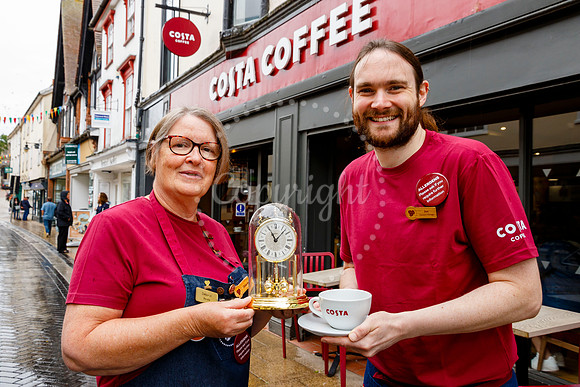 Costa Coffee in Diss celebrates 15 years