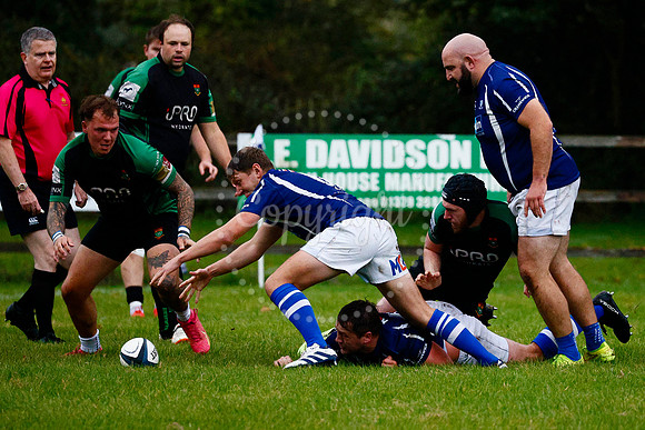 Rugby action from Diss vs Newmarket