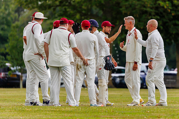 Cricket action from Garboldisham v Fakenham