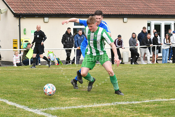 Willie Hall Cup Final. Holy Trinity (Green) v Rose and Crown (Bl