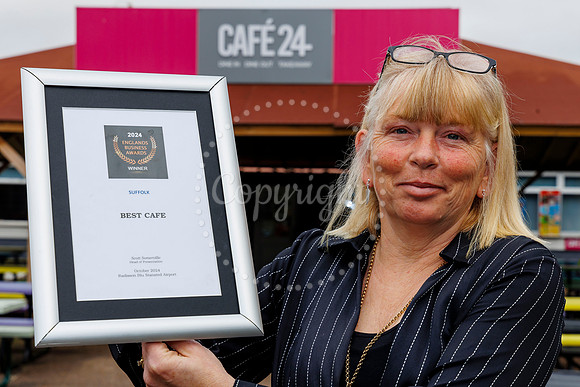 Cafe 24 at Stonham Barns has won its East of England Business Aw