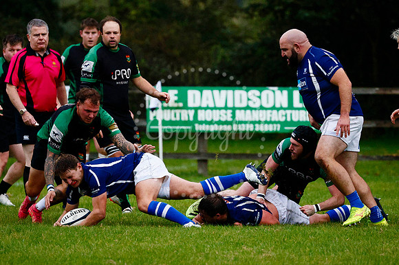 Rugby action from Diss vs Newmarket