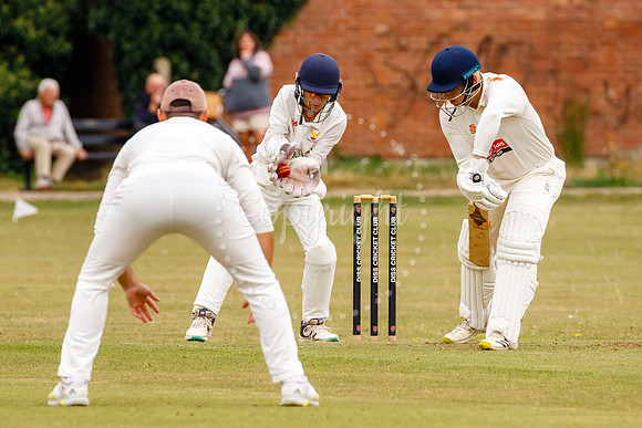 Cricket action from Diss vs Great Melton