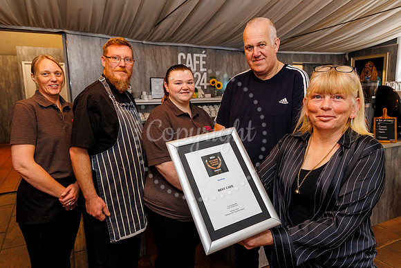 Cafe 24 at Stonham Barns has won its East of England Business Aw
