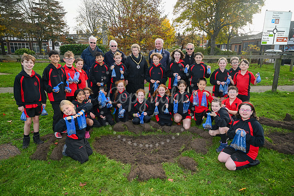 The Severals, Newmarket Pupils from Fairstead House School plant