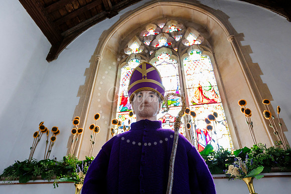 Flower festival at St Andrew's Church, Weybread.