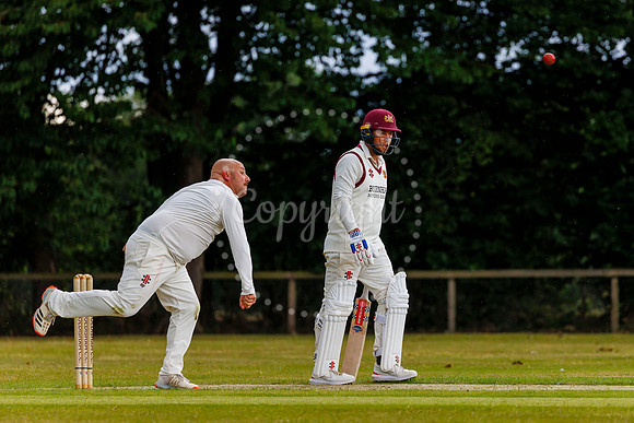 Cricket action from Garboldisham v Fakenham
