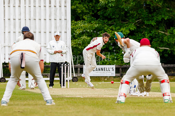 Cricket action from Old Buckenham v Norwich