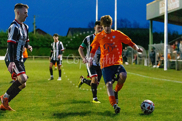 Football action from Diss Town vs Harwich & Parkeston