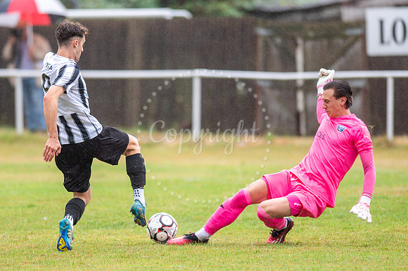 Long Melford v Hullbridge Sports in the FA Vase. Picture by Mark