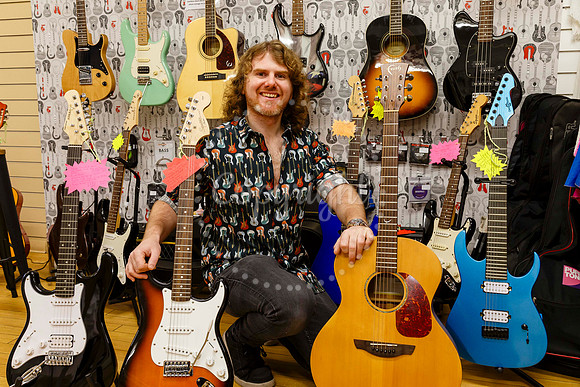 James Ready has opened a guitar emporium