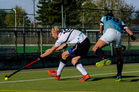 Hockey action from Harleston Men's 1 v Cambridge University.
