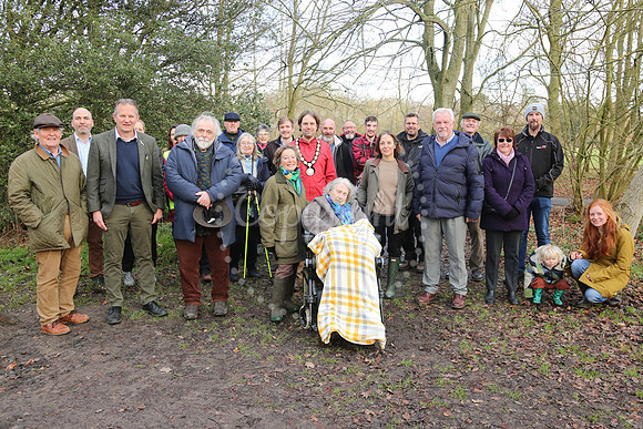 Thornham Walks opening ceremony