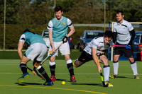 Hockey action from Harleston Men's 1 v Cambridge University.