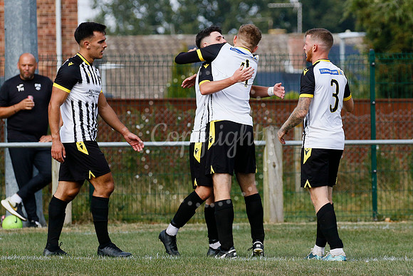 Football acton from Harleston Town vs  Biggleswade Town
