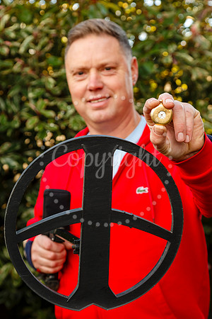 Metal detectorist Rob Webster