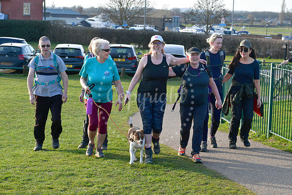 Catherine Mays completing her Mayor's Challenge