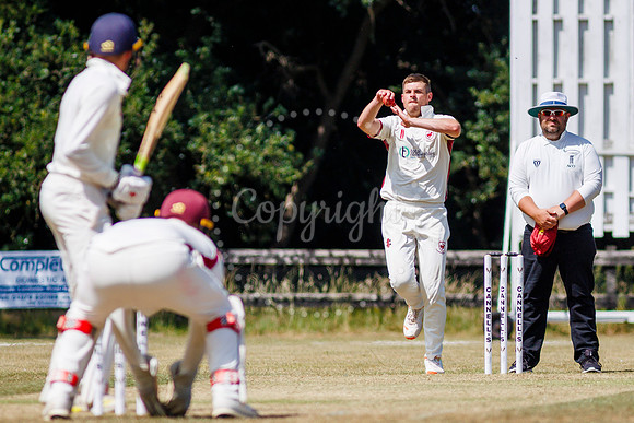 Cricket action from the Old Buckenham vs Brooke