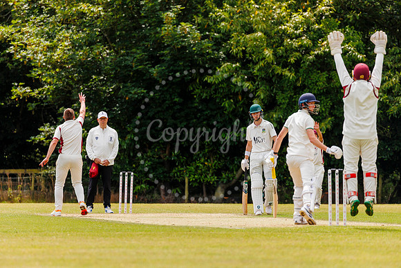 Cricket action from Old Buckenham v Norwich