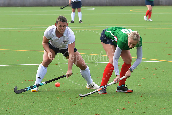 Newark Ladies 2nds ( white) v Newark Ladies 3rds (green) hockey