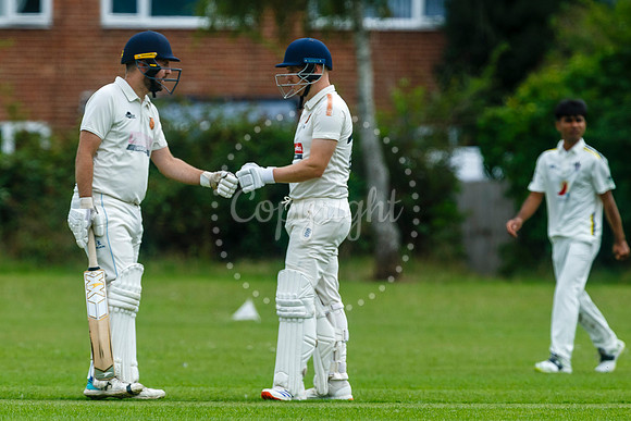 Cricket action from Diss CC v Lowestoft