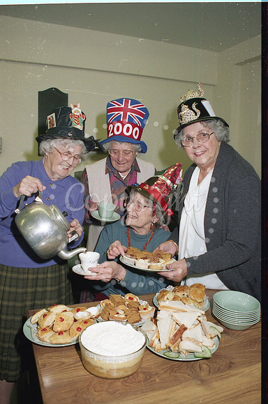 25 years ago - Mad Hatters tea party in Southwell