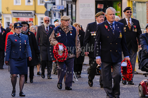 Diss Annual Remembrance Parade and The Royal British Legion Poppy Appeal